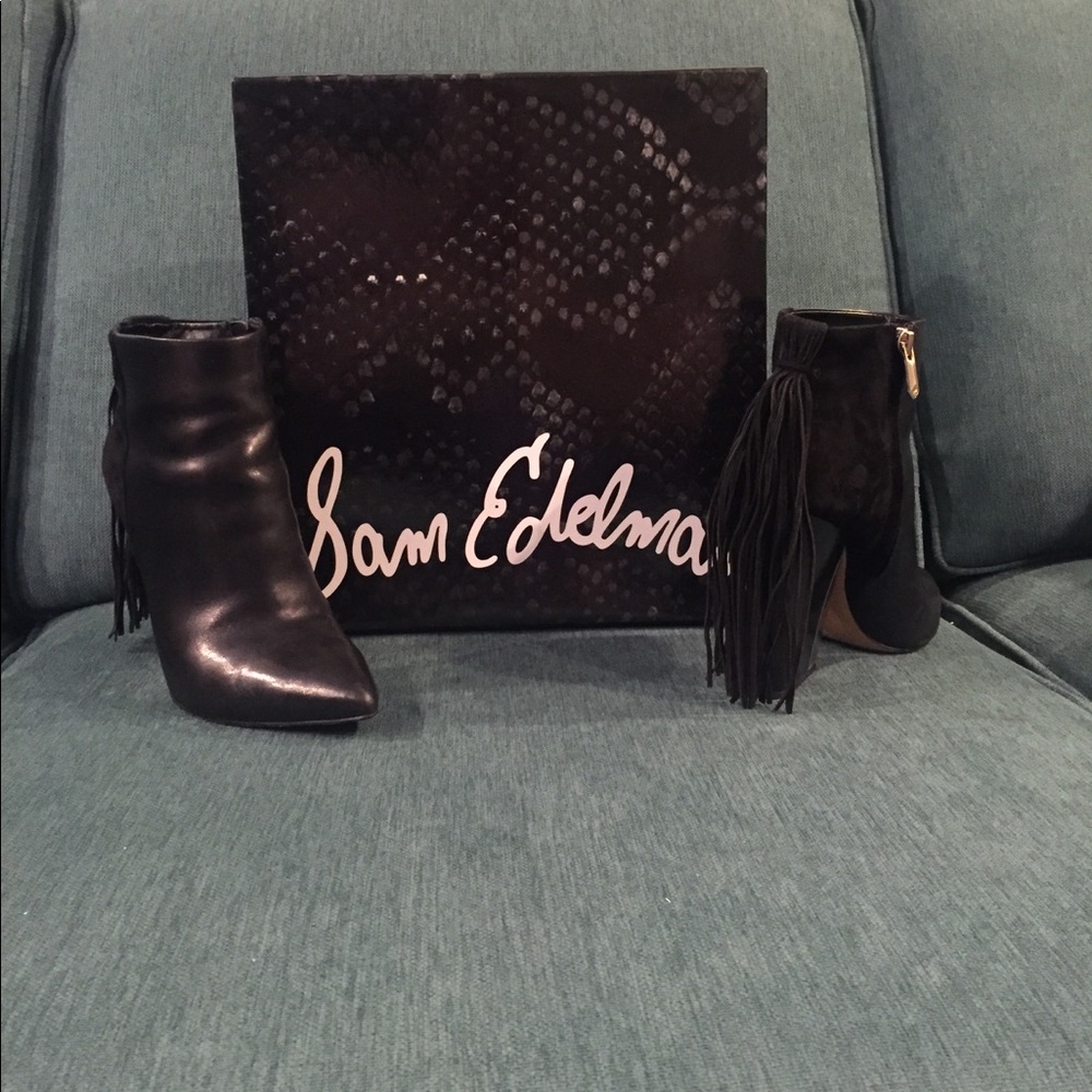 Sam Edelman black booties